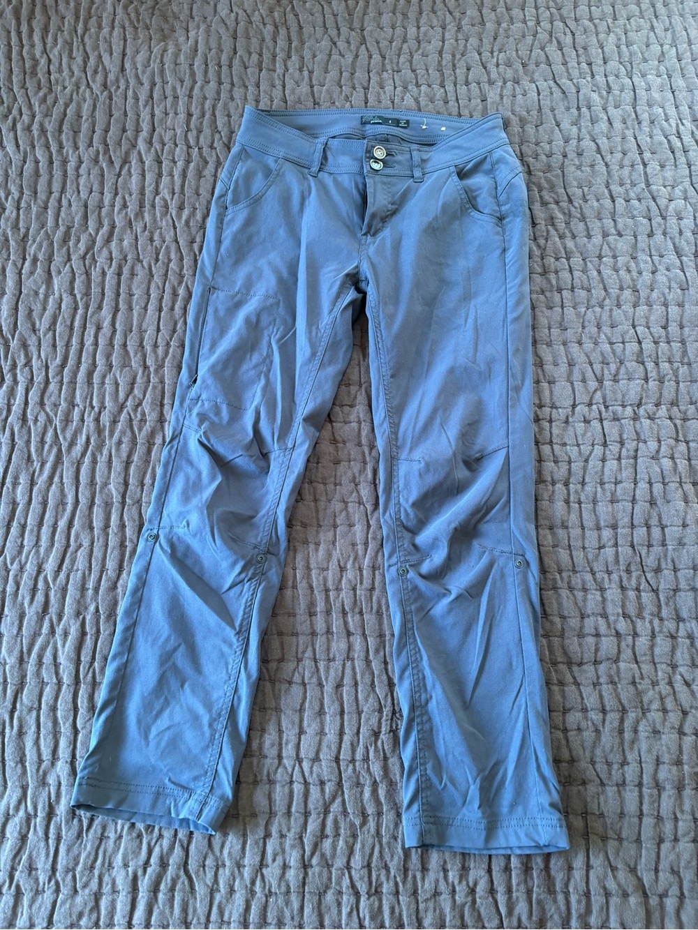 prAna Halle Straight Stretch Pants - Slate Gray